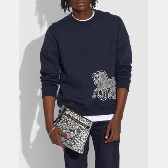 COACH NWT DISNEY x KEITH HARING Academy Pouch 5220 - Picture 14 of 14